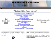 Tablet Screenshot of kilands.com